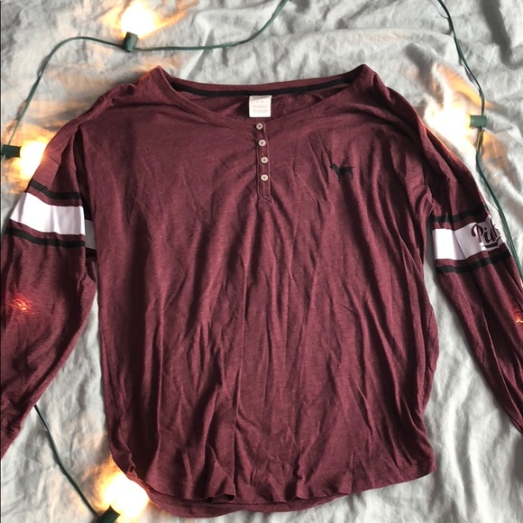 Pink varsity crew neck - Picture 1 of 1